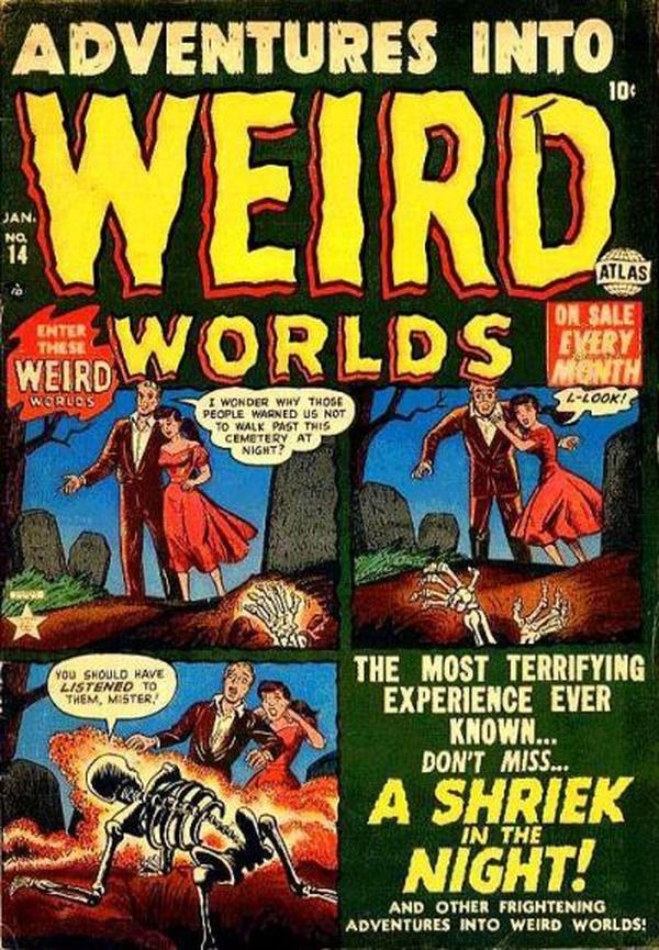 Adventures into Weird Worlds #14 cover