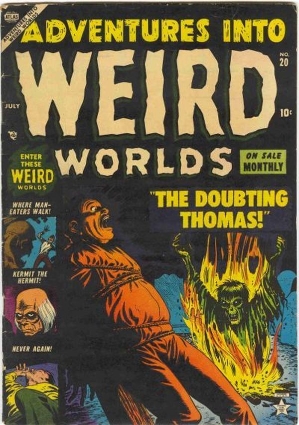 Adventures into Weird Worlds #20 cover