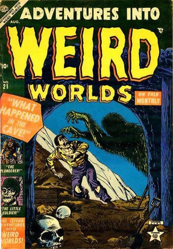 Adventures into Weird Worlds #21 cover