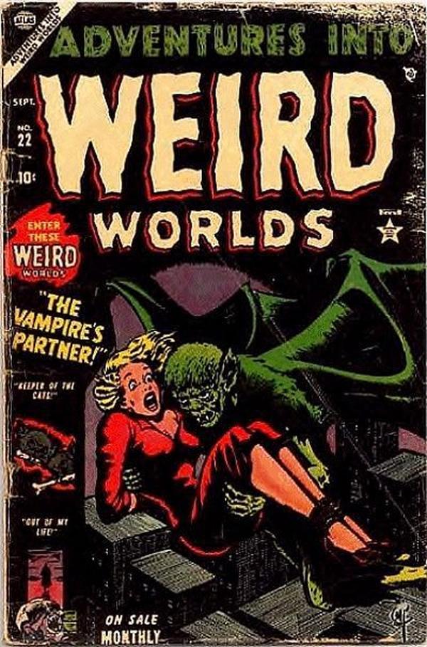 Adventures into Weird Worlds #22 cover