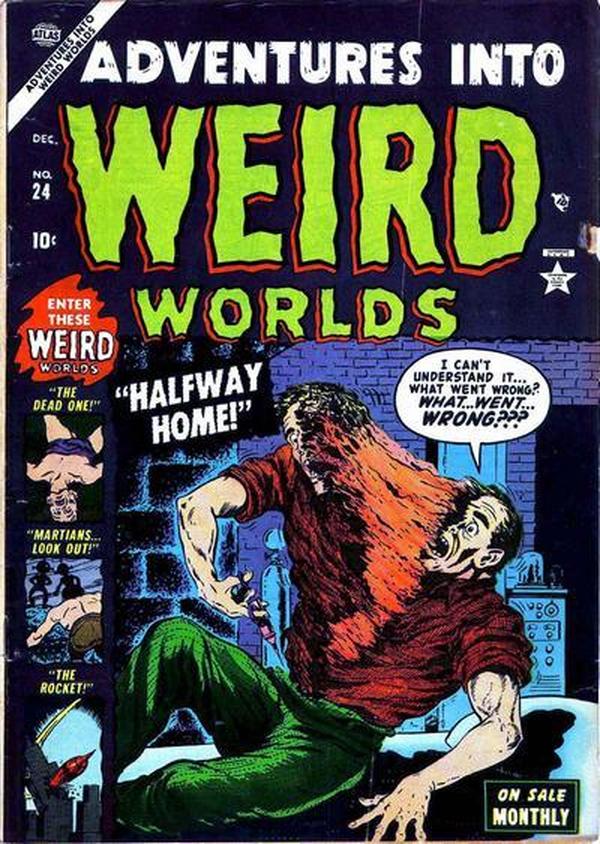 Adventures into Weird Worlds #24 cover