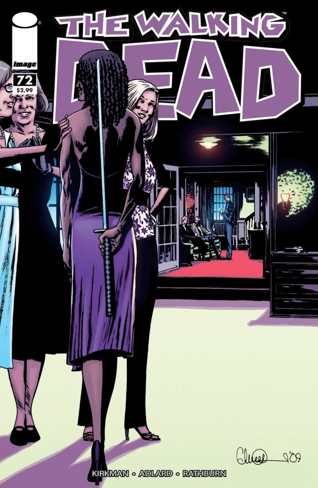 The Walking Dead #72 cover