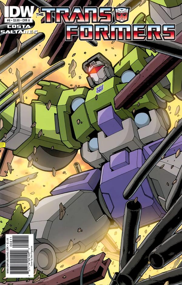 The Transformers #8 cover