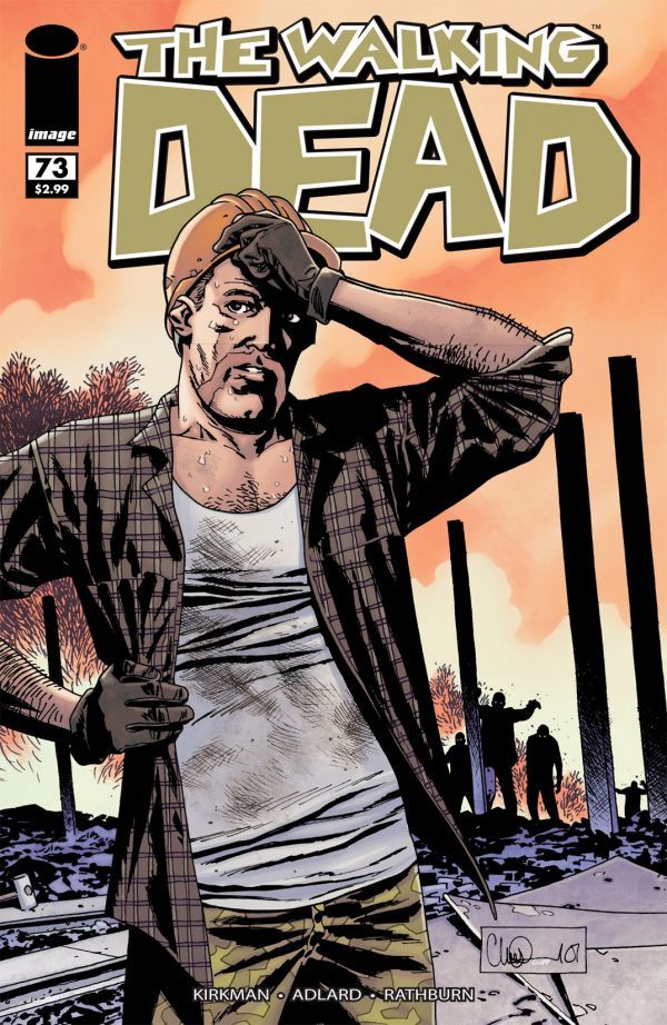 The Walking Dead #73 cover