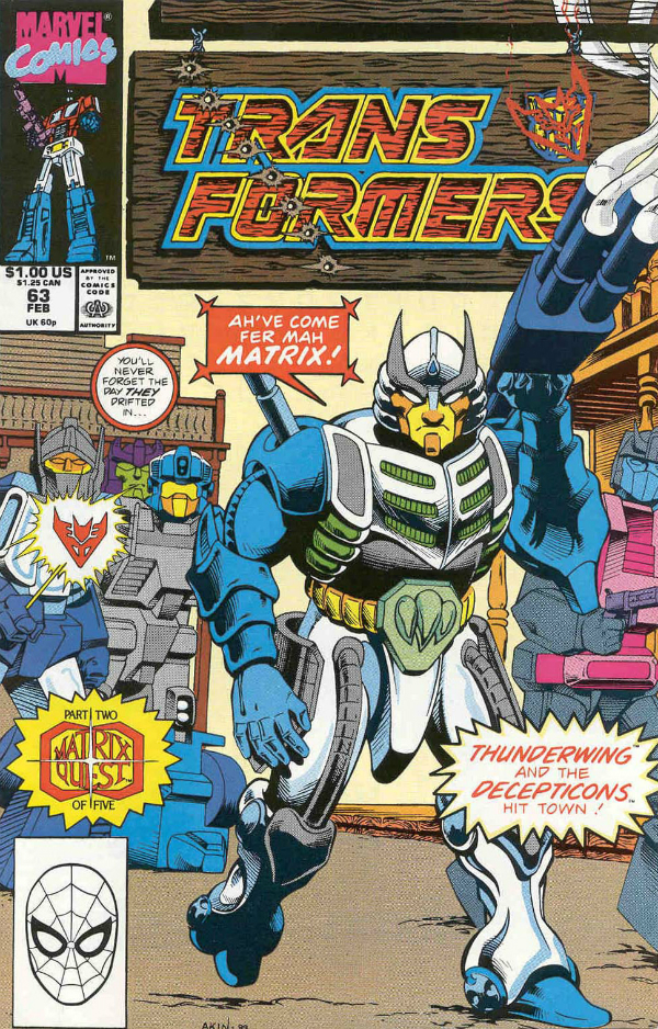 The Transformers #63 cover