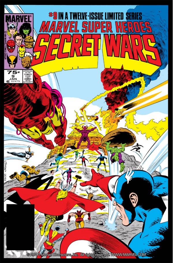 Marvel Super-Heroes Secret Wars #9 cover