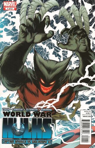 World War Hulks: Captain America Vs. Wolverine #1 cover