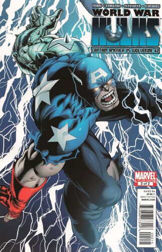 World War Hulks: Captain America Vs. Wolverine #2 cover