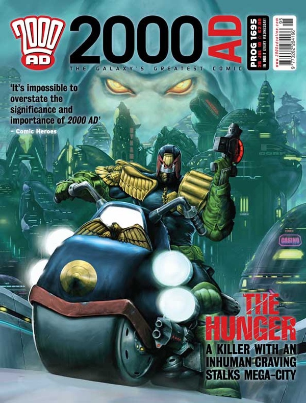 2000 AD #1695 cover