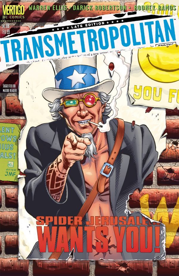 Transmetropolitan #18 cover