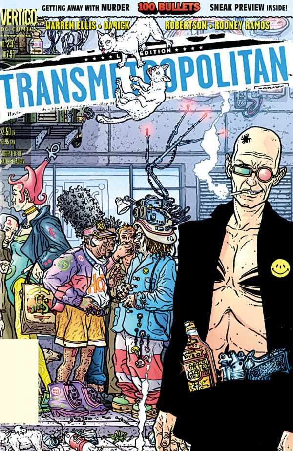 Transmetropolitan #23 cover