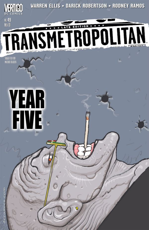 Transmetropolitan #49 cover