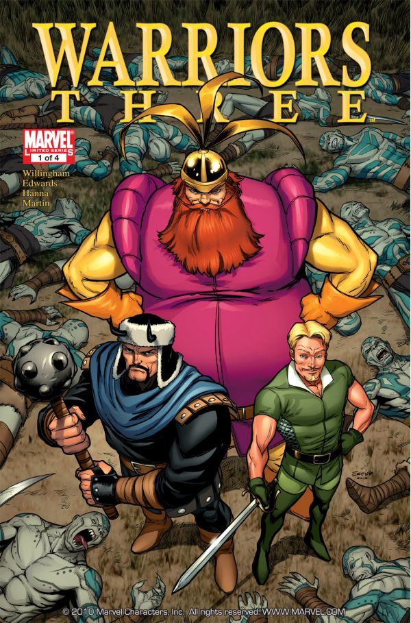 Warriors Three #1 cover