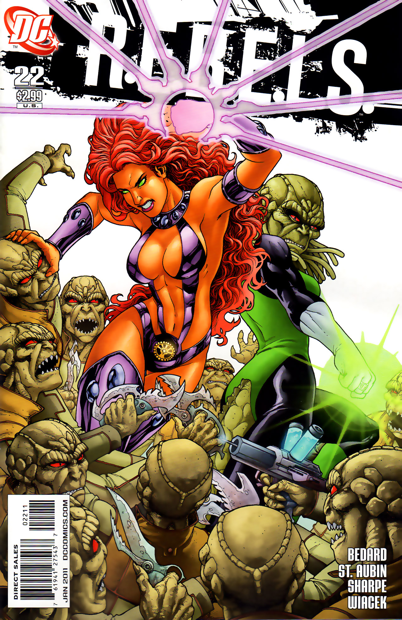 R.E.B.E.L.S. #22 cover
