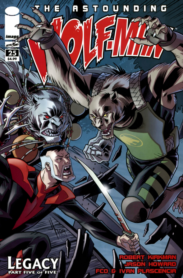 The Astounding Wolf-Man #25 cover