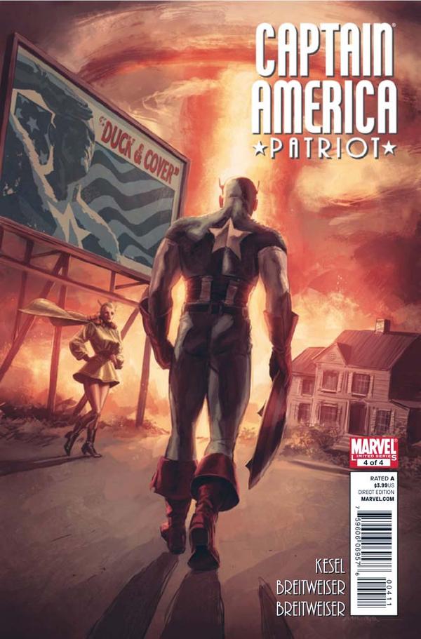 Captain America: Patriot #4 cover
