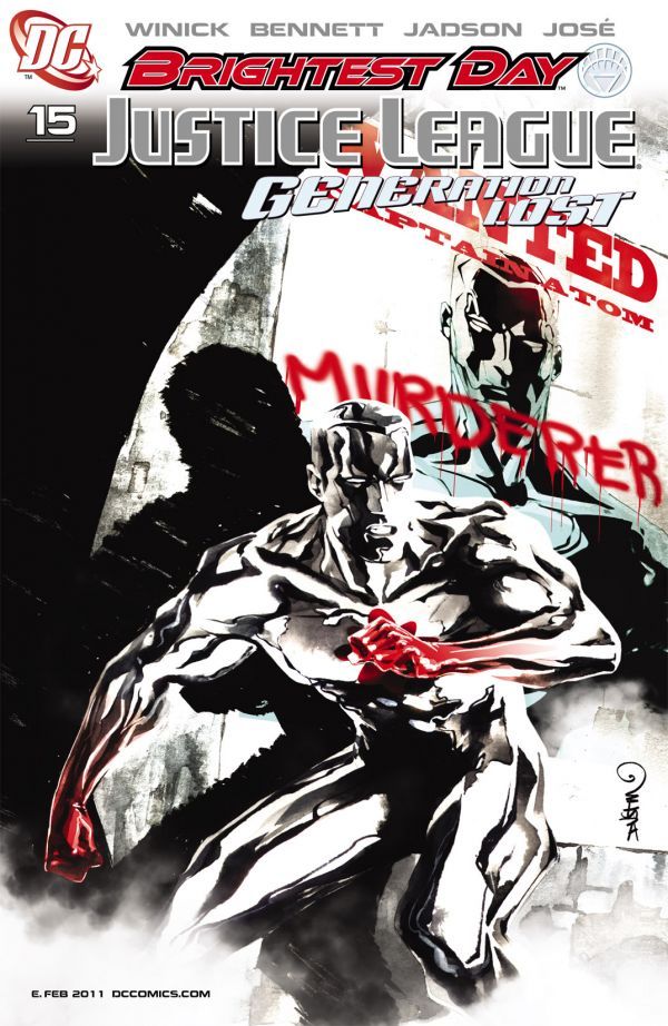 Justice League: Generation Lost #15 cover