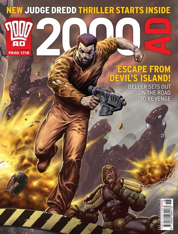 2000 AD #1718 cover