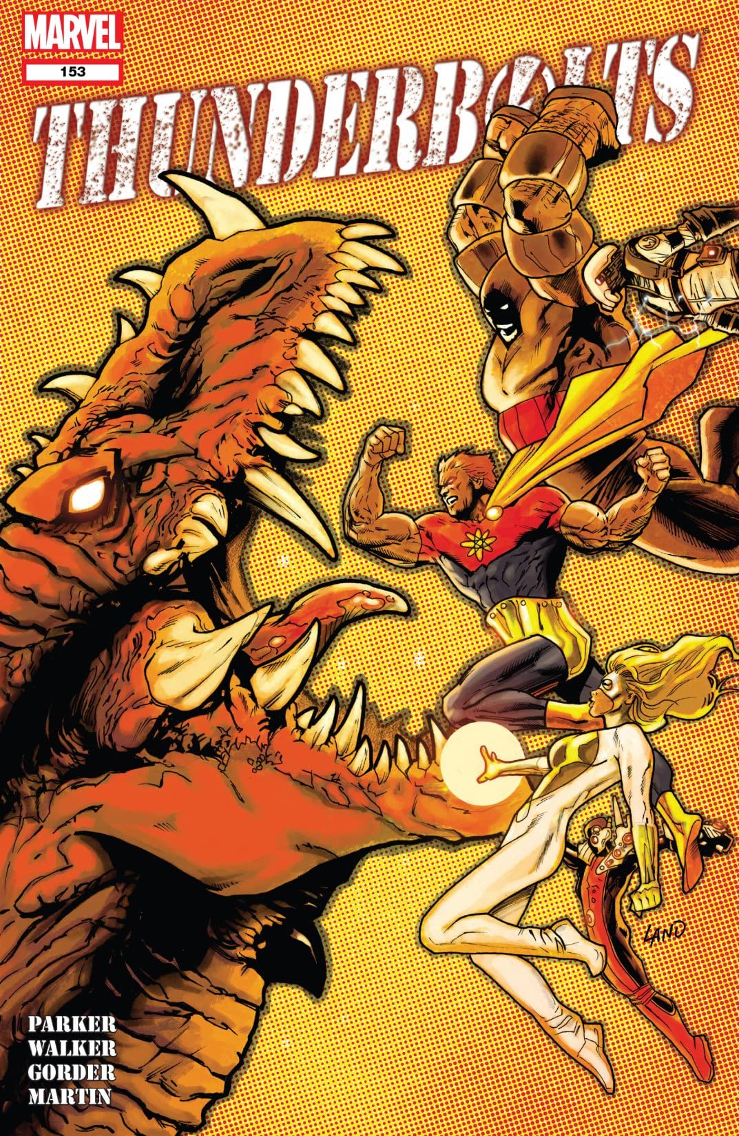Thunderbolts #153 cover