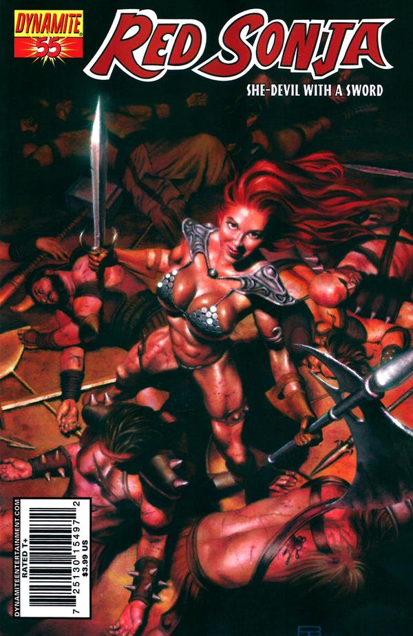Red Sonja #55 cover