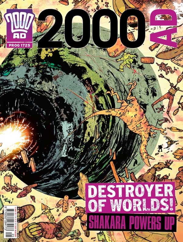 2000 AD #1725 cover