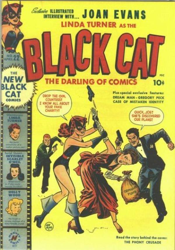 Black Cat Comics #22 cover