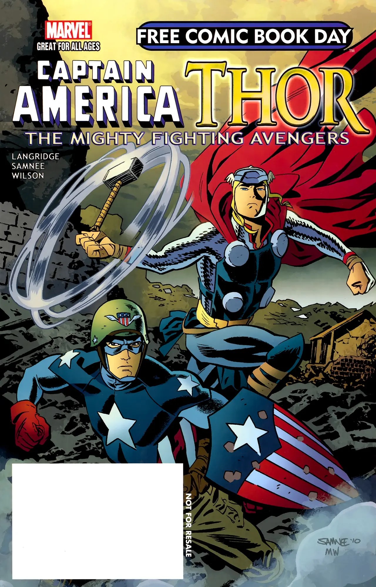 Free Comic Book Day 2011 (Thor the Mighty Avenger) #1 cover