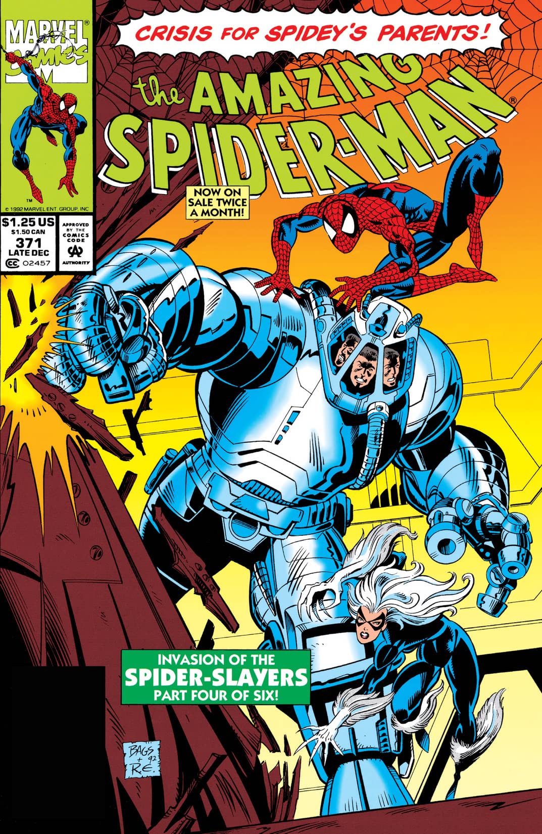The Amazing Spider-Man #371 cover