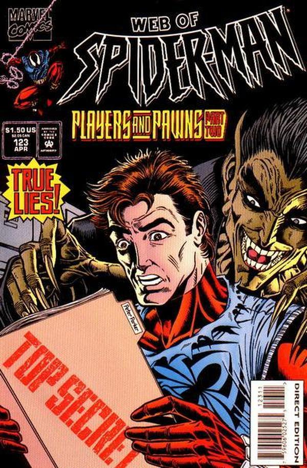 Web of Spider-Man #123 cover