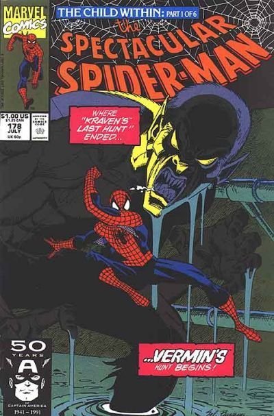 The Spectacular Spider-Man #178 cover