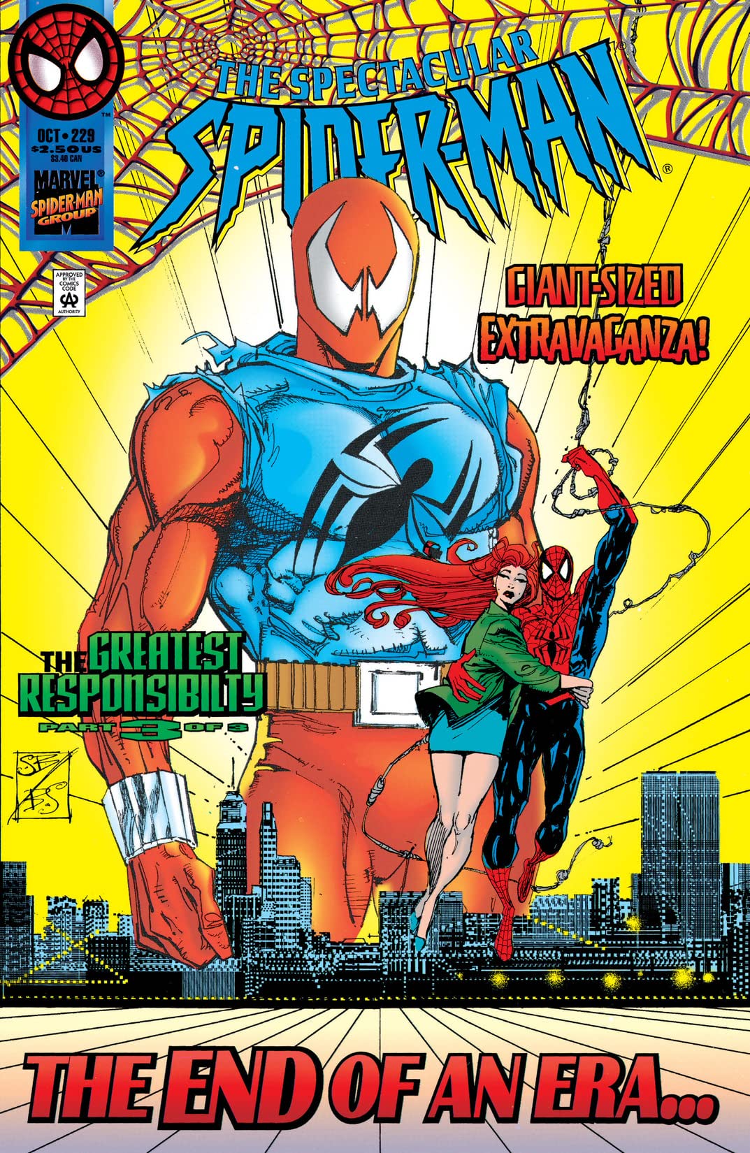The Spectacular Spider-Man #229 cover