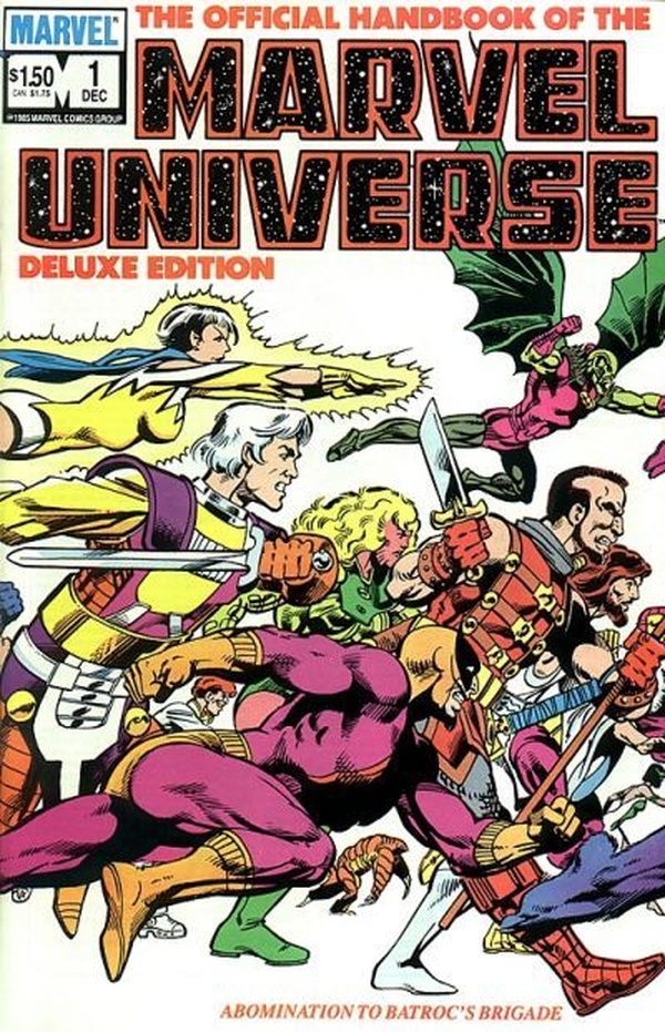 The Official Handbook of the Marvel Universe #1