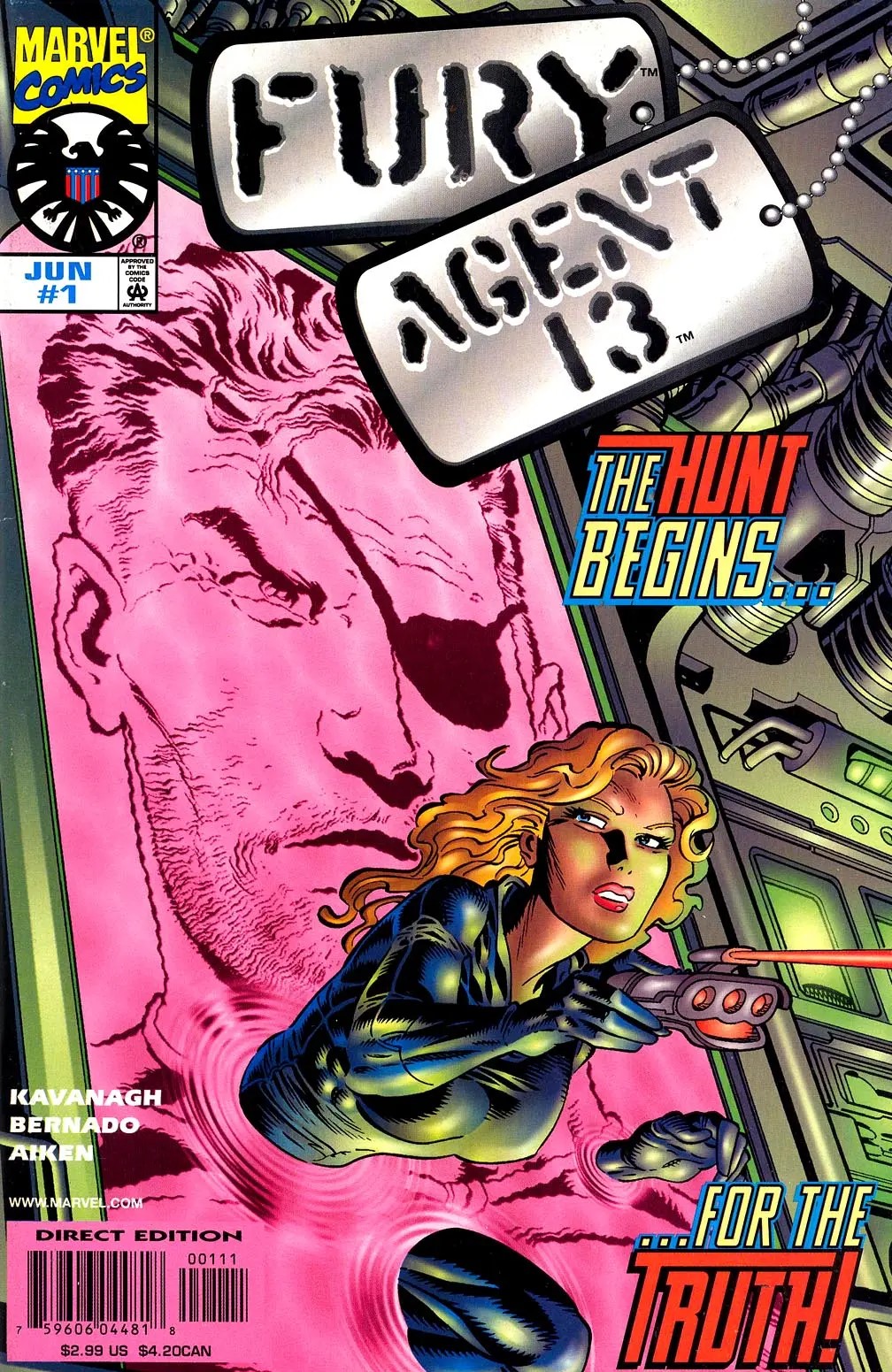 Fury / Agent 13 #1 cover