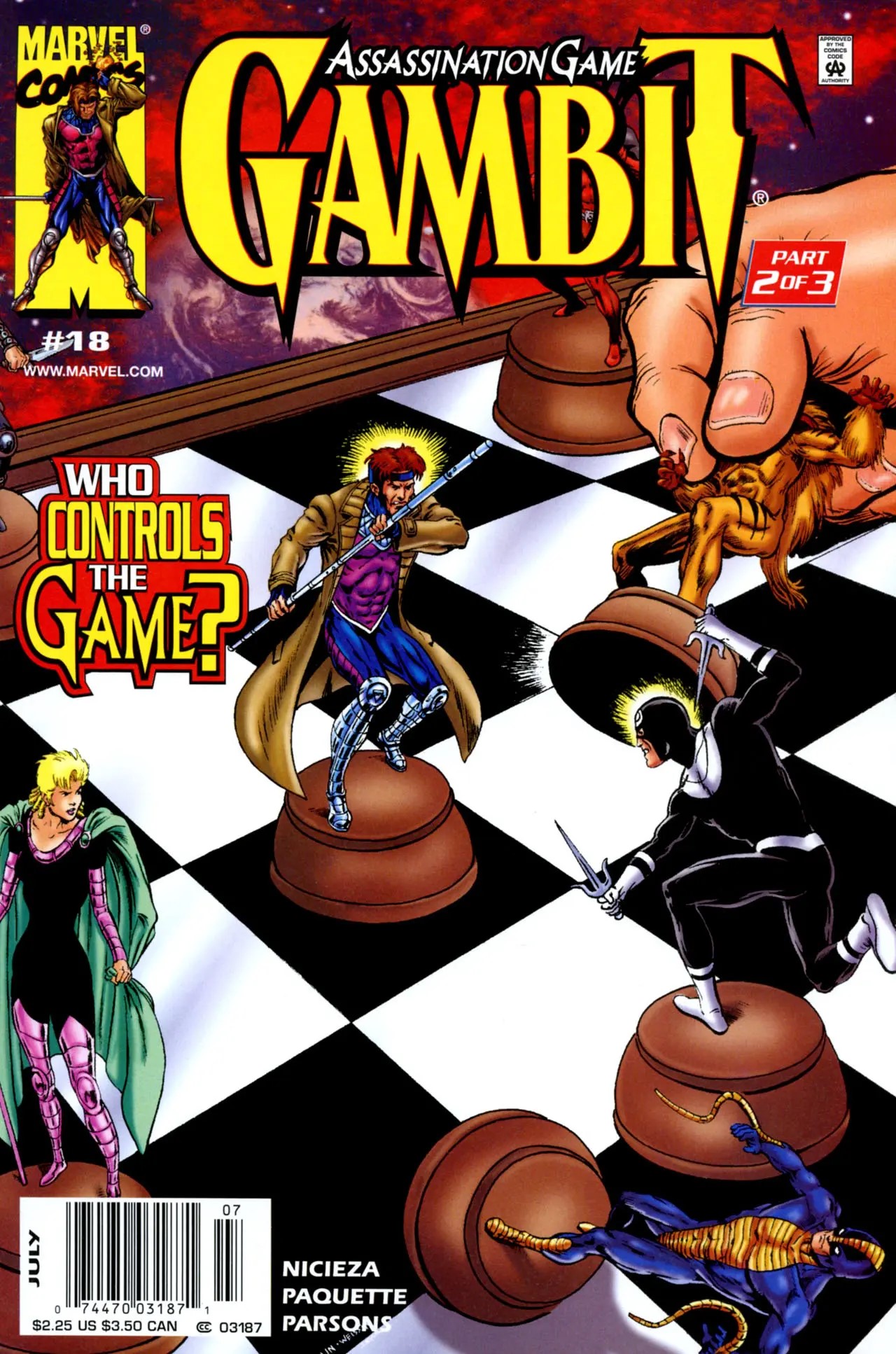 Gambit #18 cover