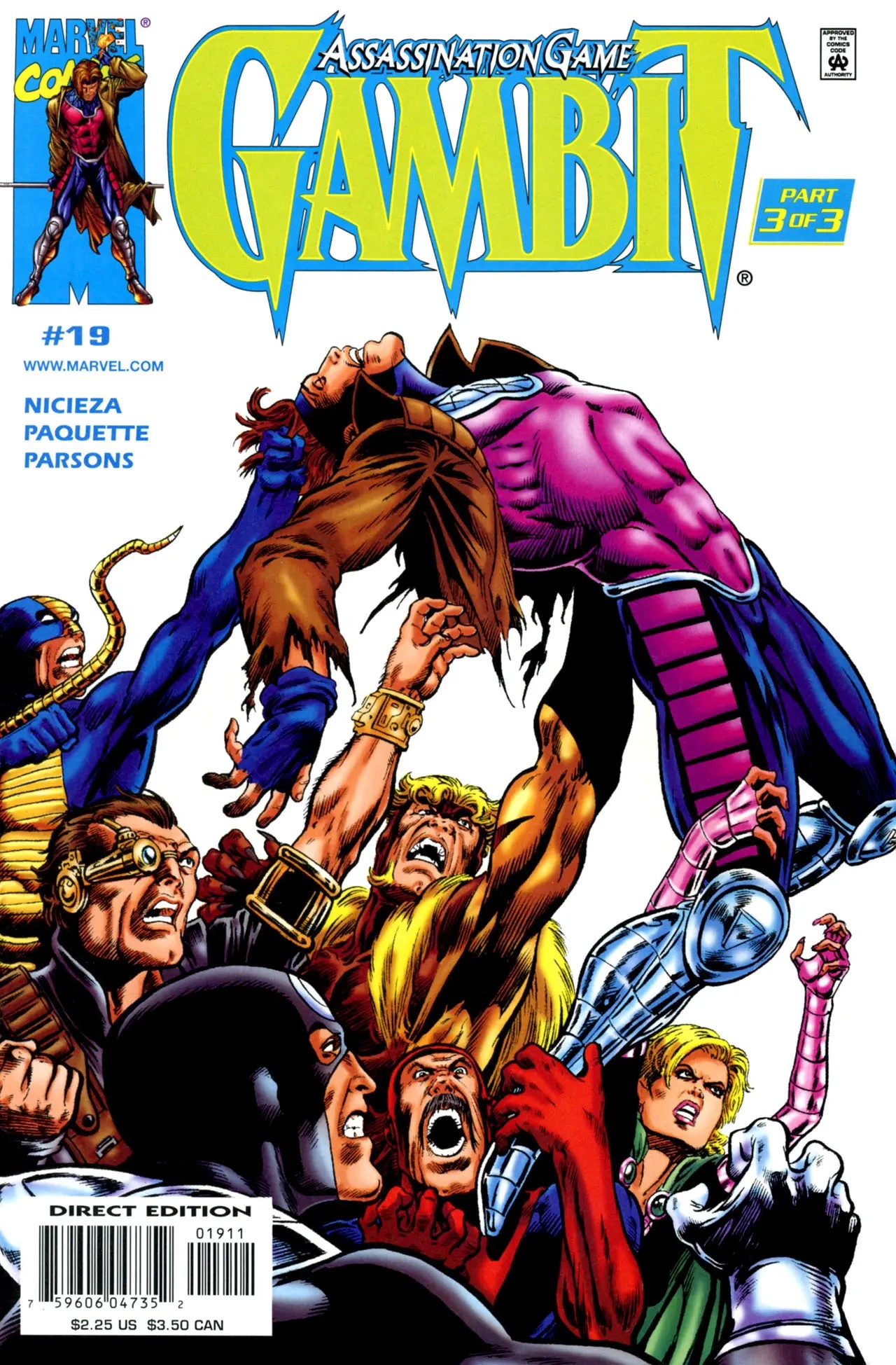 Gambit #19 cover