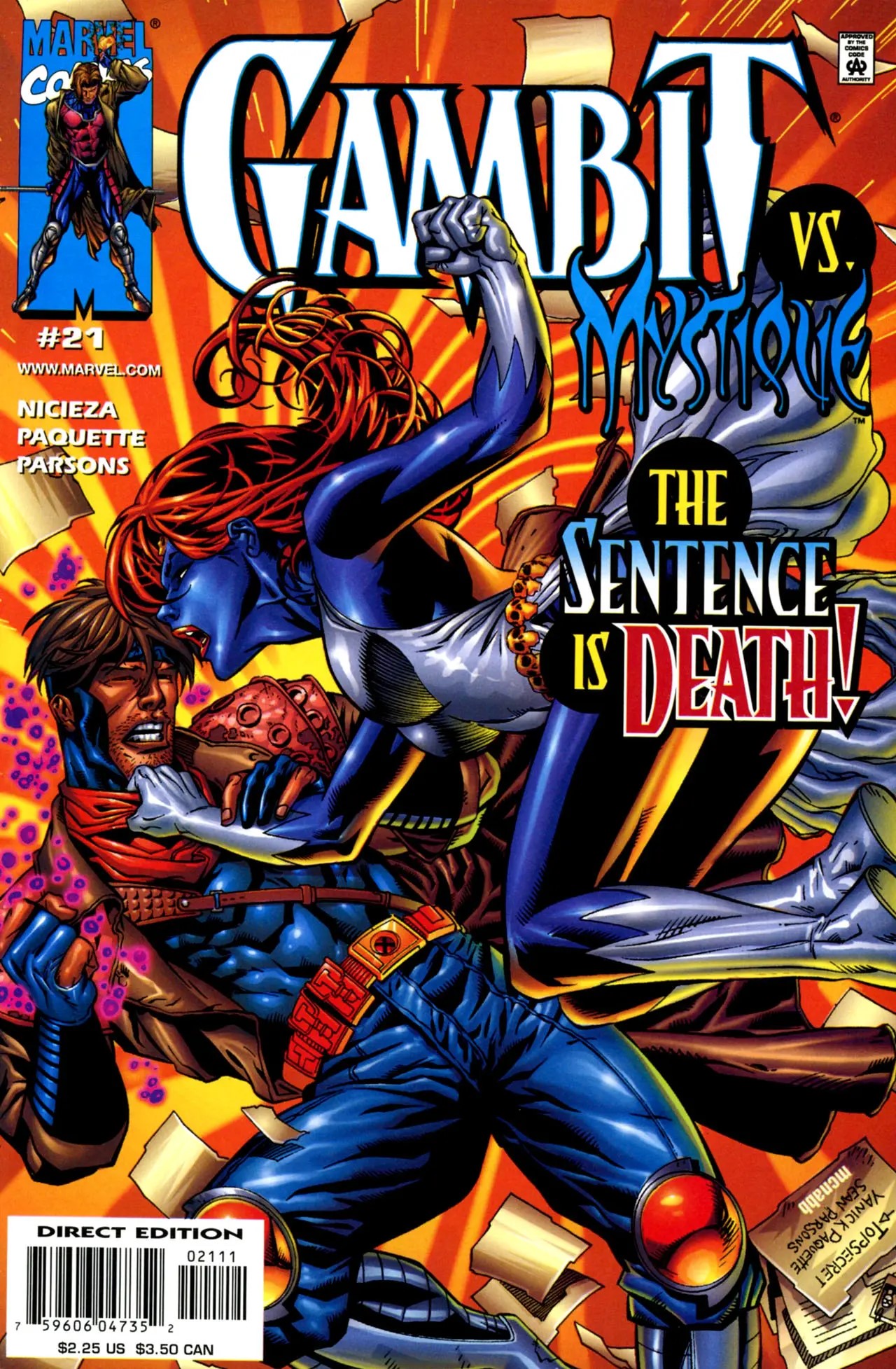 Gambit #21 cover