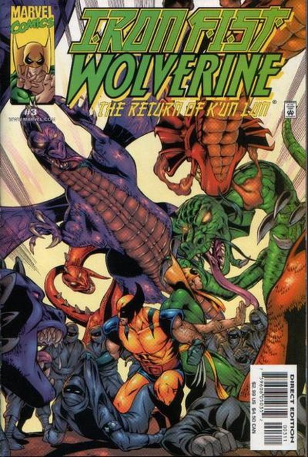 Iron Fist: Wolverine #3 cover