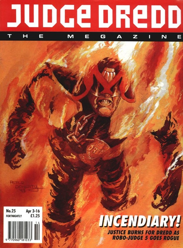 Judge Dredd the Megazine #25 cover