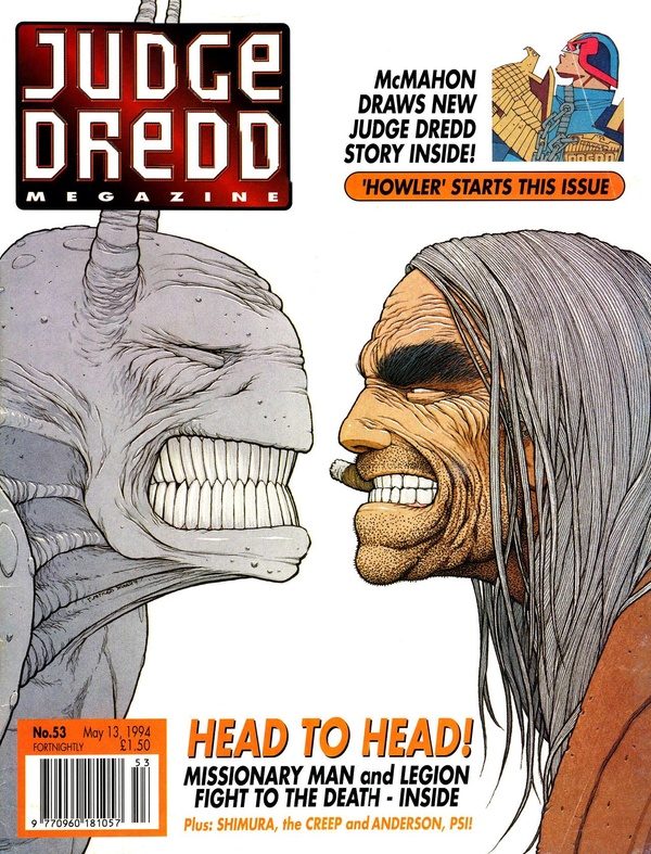 Judge Dredd the Megazine #53 cover