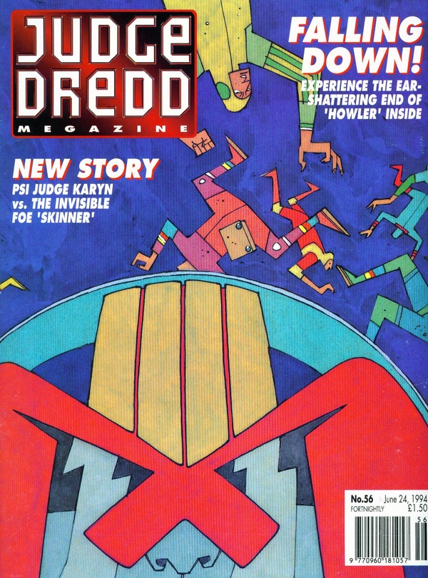 Judge Dredd the Megazine #56 cover