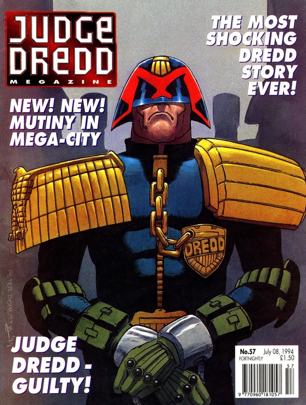 Judge Dredd the Megazine #57 cover
