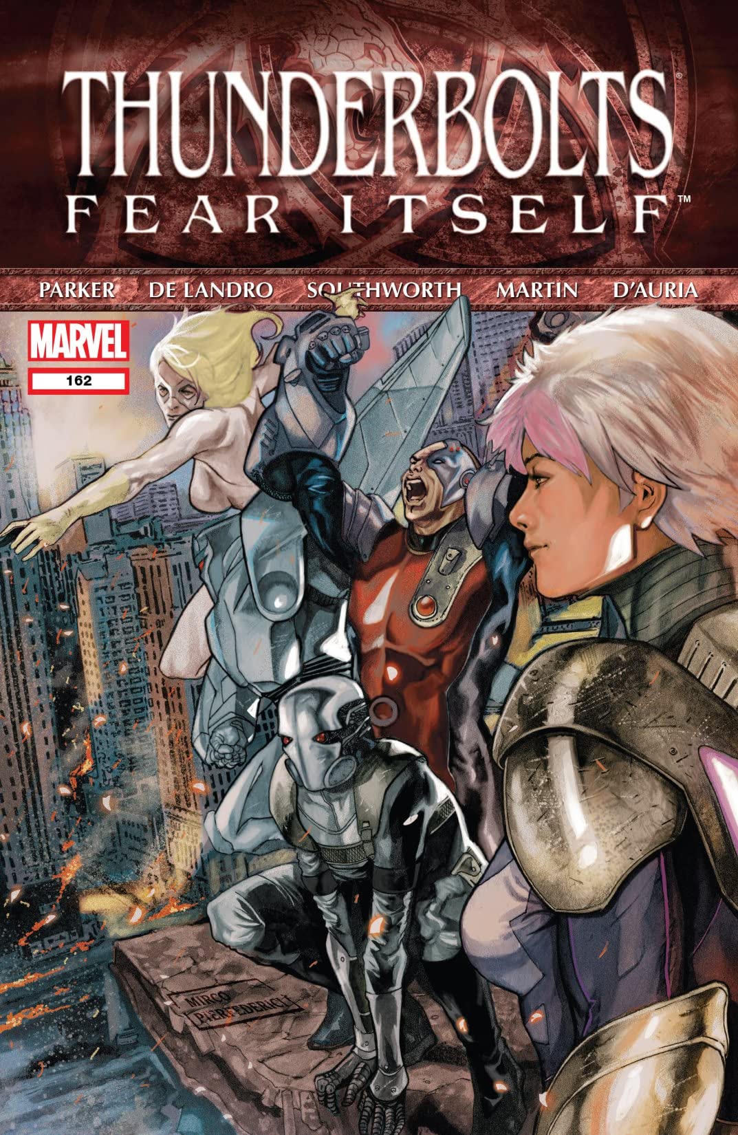 Thunderbolts #162 cover