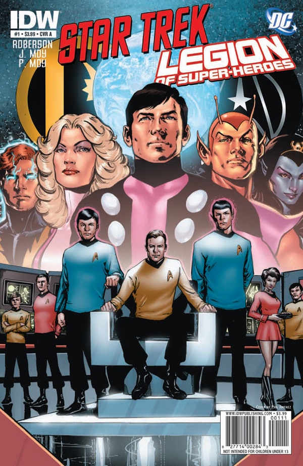 Star Trek / Legion of Super-Heroes #1 cover