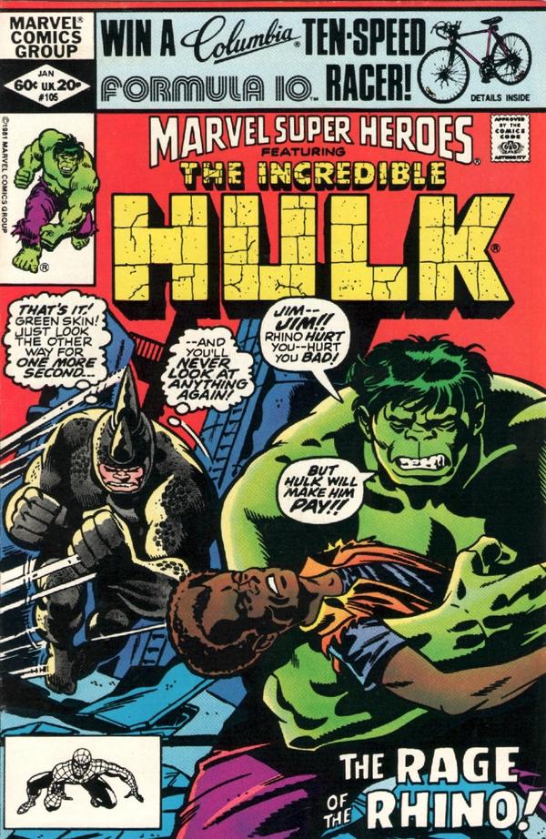Marvel Super-Heroes #105 cover