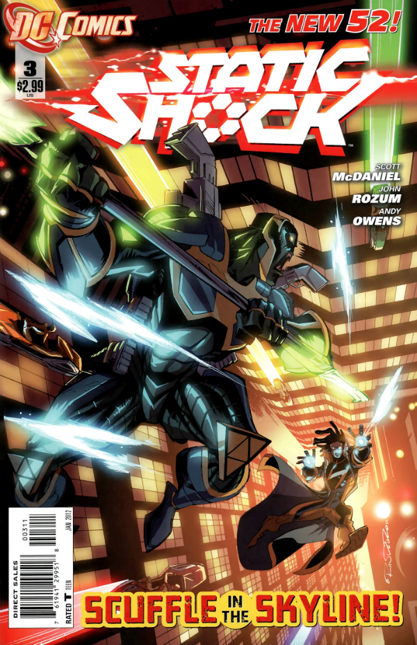 Static Shock #3 cover