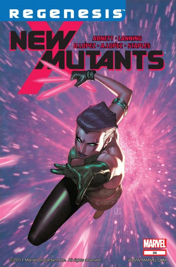 New Mutants #34 cover