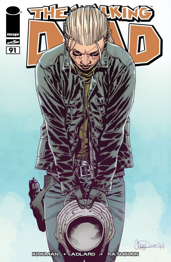 The Walking Dead #91 cover