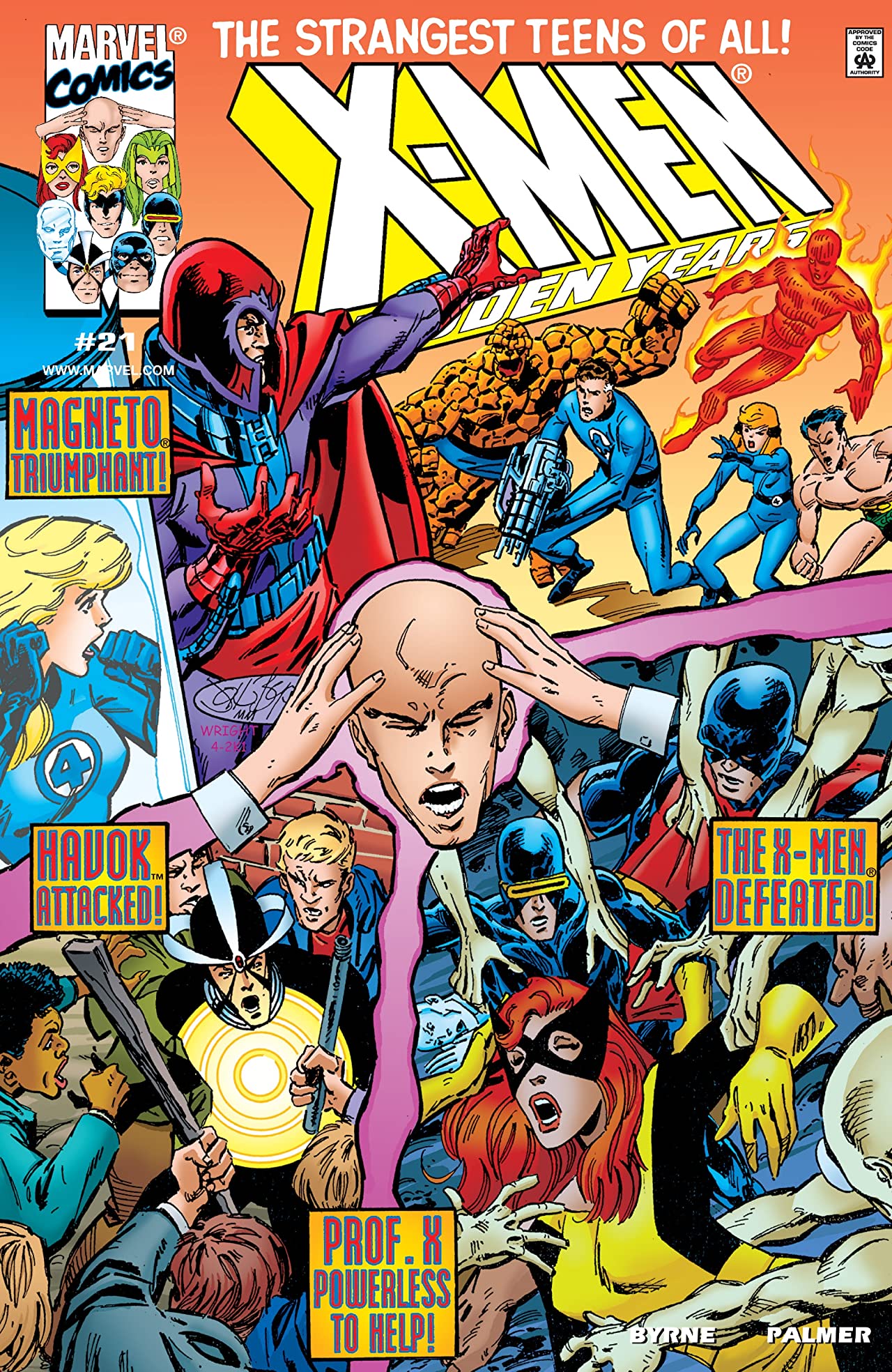 X-Men The Hidden Years #21 cover
