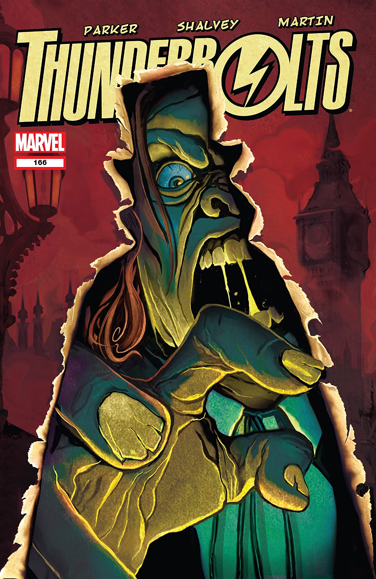 Thunderbolts #166 cover