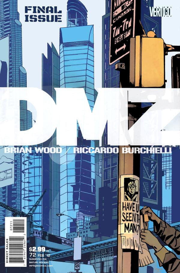 DMZ #72 cover